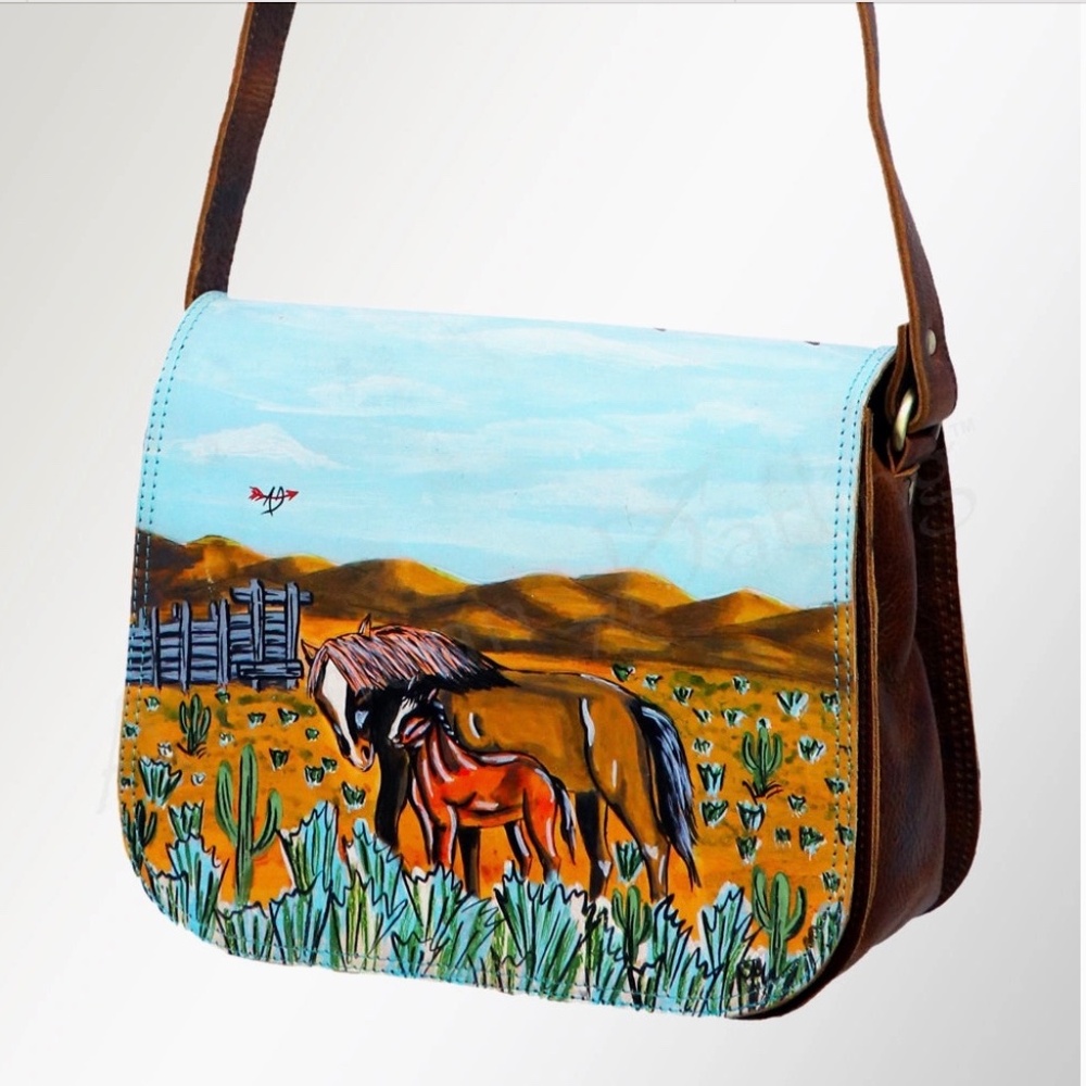 American Darling Messenger Genuine Western Leather Women Bag